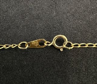 Cadena Bilbao oro de 18k, 4.42 g, 53.5 cm.