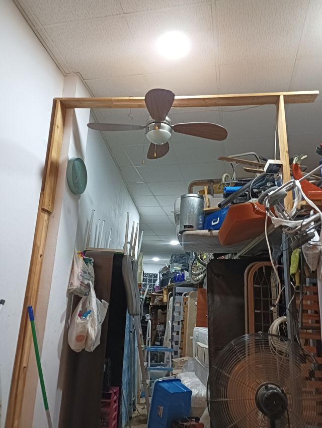 Ventilador techo marrón