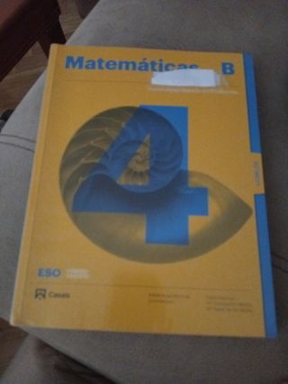 Matemáticas 4 B ESO LOMLOE