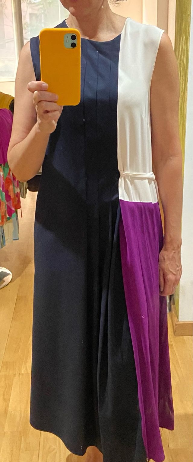 Vestido bicolor verano