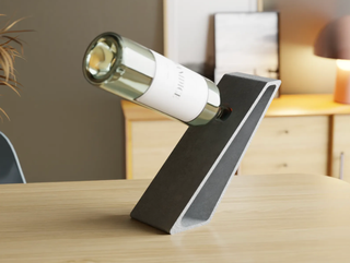 Portabottiglia vino sospeso 3D resina antigravità