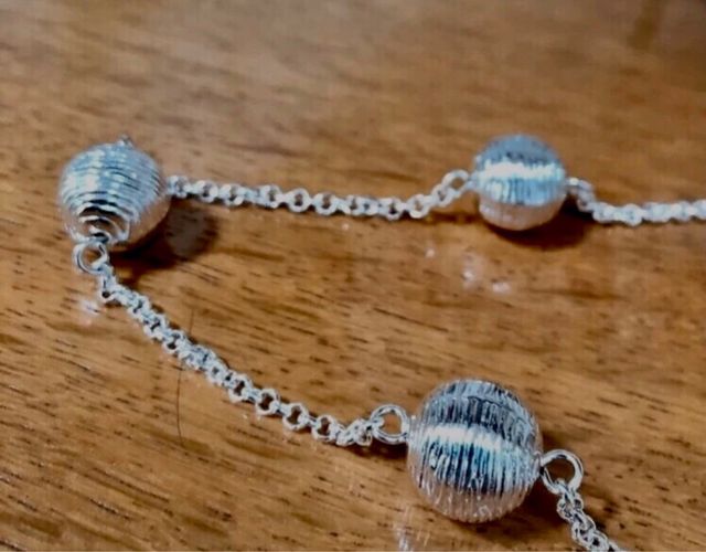 Collar Plata - Bolas