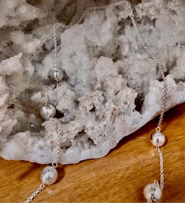 Collar Plata - Bolas