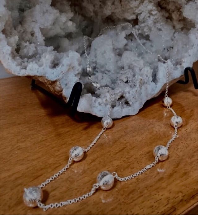 Collar Plata - Bolas