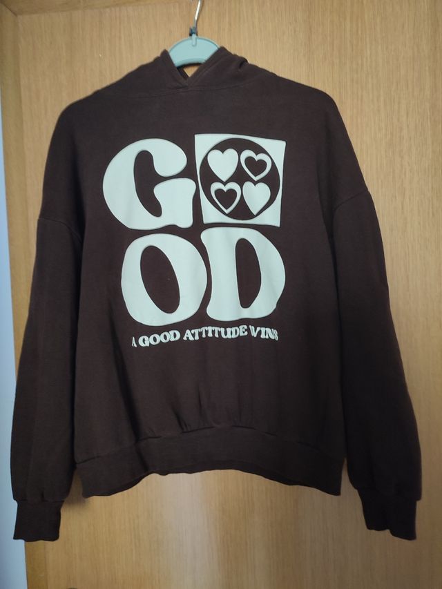 Sudadera marrón - Good Attitude