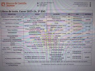 Libros de 3º de la ESO Blanca de Castilla