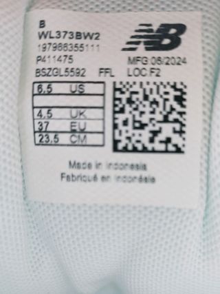 Zapatillas New Balance 373 talla 37 azul