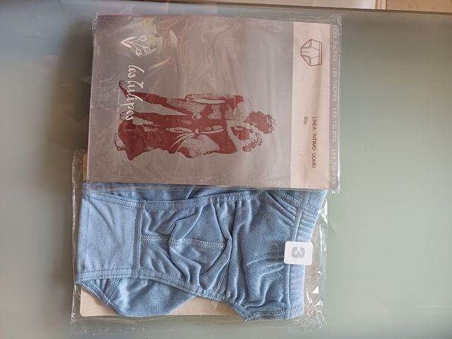 2 Slip bassi in puro cotone.