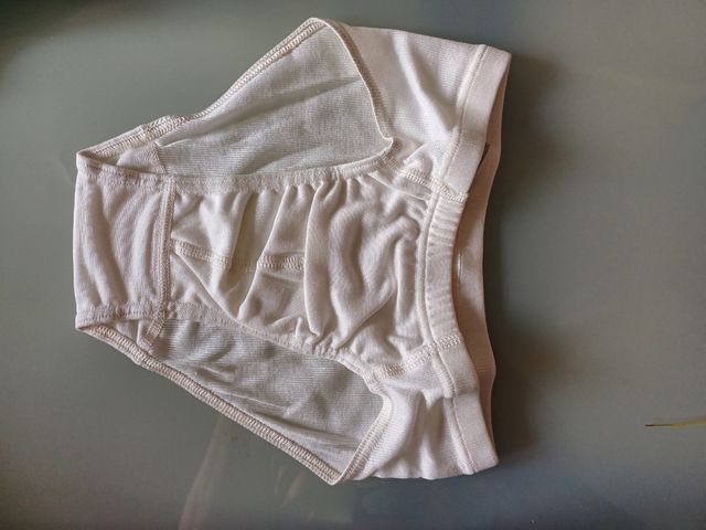 2 Slip bassi in puro cotone.