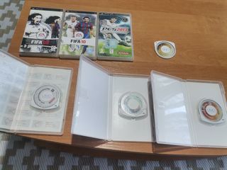 PSP: FIFA & PES (7 juegos)