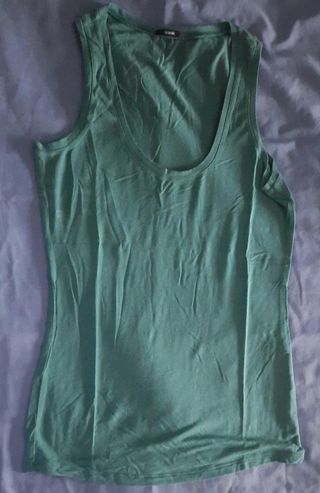 Canotta verde donna