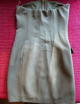 Vestido verde oliva corto