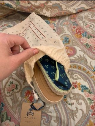 Alpargatas Scalpers azul y verde