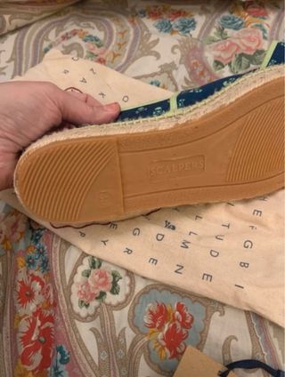 Alpargatas Scalpers azul y verde