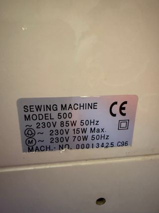Máquina coser Sigma Lady 500