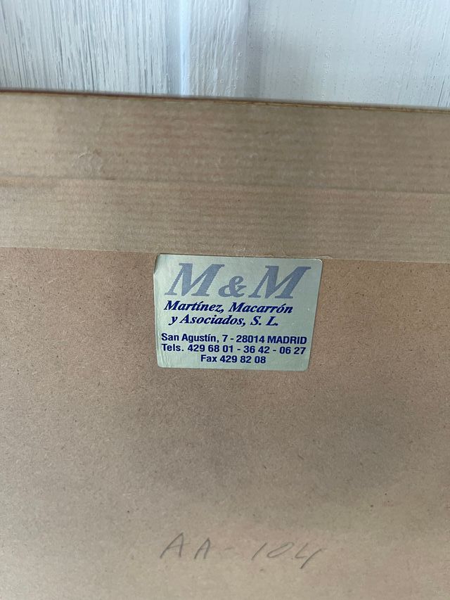 Cuadro marco pan vintage