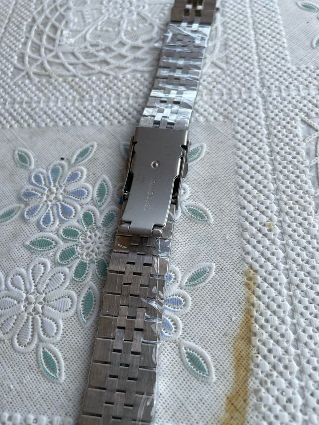 Cinturino orologio Jubilee argento