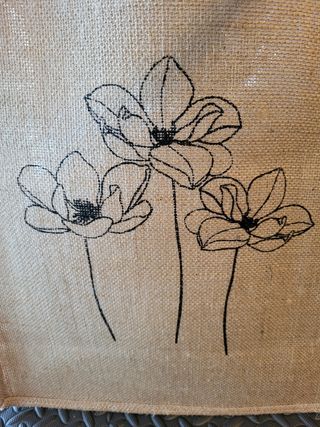 Borsa juta fiori