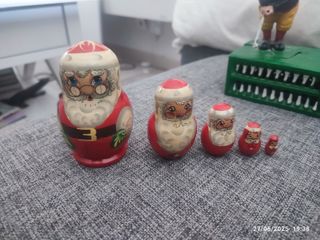 Matrioske Babbo Natale - 5 bambole