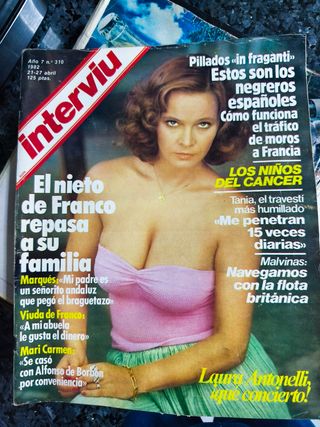Revistas Interviú antiguas 1982