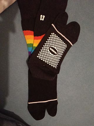 Calcetines deportivos arcoiris