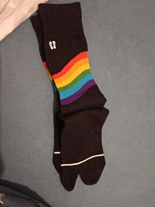 Calcetines deportivos arcoiris