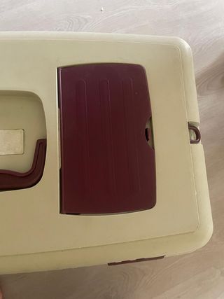 Transportín Perro Beige-Morado