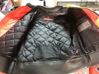 Cazadora Malossi cuero vintage