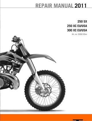 Manual taller KTM EXC 250cc 2011