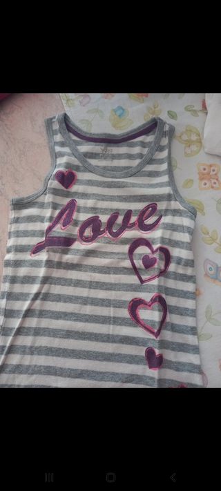 Canotta bambina righe - Tg. 7/8