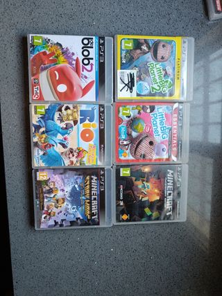 6 Juegos PS3 (PlayStation 3) para niños infantiles