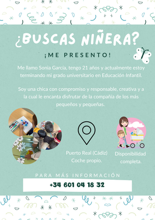 Niñera en Puerto Real