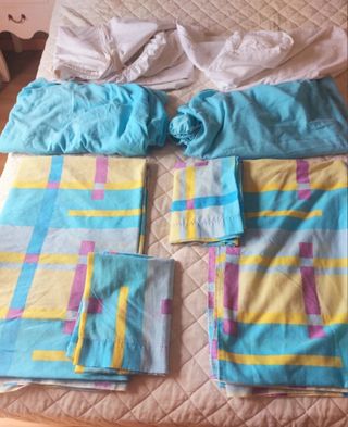 Lote sábanas y funda nórdica cama 90