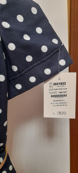 Vestido lunares Nekenia niña