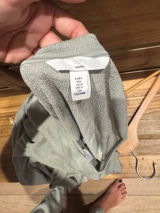 Conjunto premamá gris - pantalón y top 