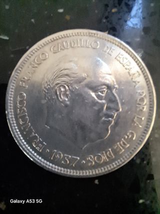 Moneda 25 Pesetas Franco 1957 *74