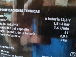 Fumigadora Garland 6L - Batería 12V