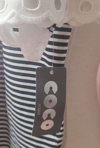 Vestido niña rayas Coco Aqua