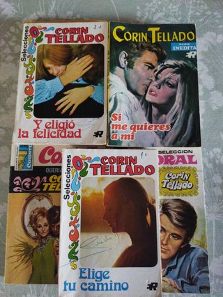 Lote 7 novelas Corín Tellado.
