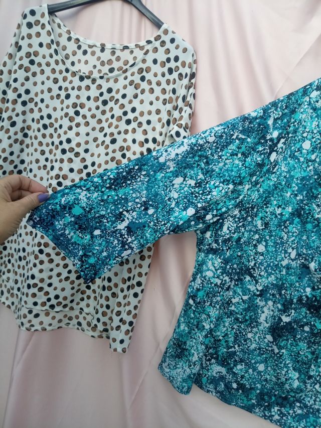 Blusónes swñora talla 52-54 axilas 60