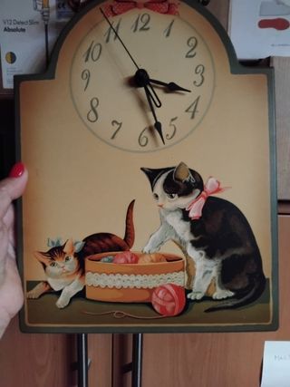Orologio da parete gatti