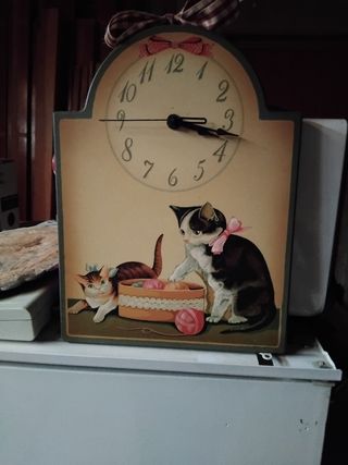 Orologio da parete gatti