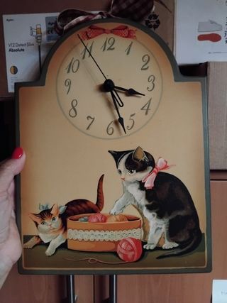 Orologio da parete gatti