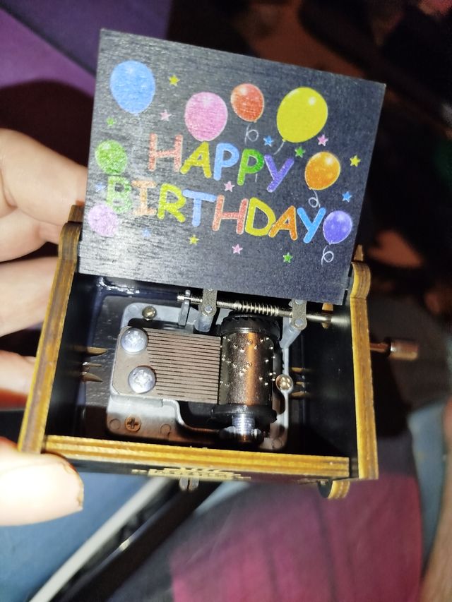 Caja musical Cumpleaños Feliz