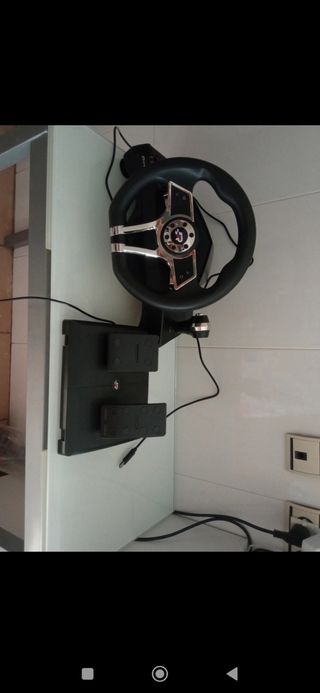 Volante carreras PS4/PS3 /Switch o PC+ Pedales