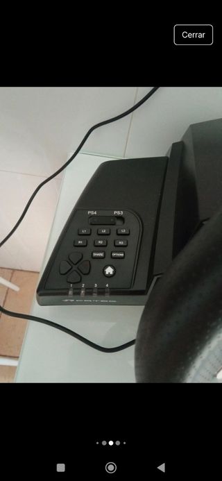 Volante carreras PS4/PS3 /Switch o PC+ Pedales