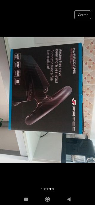 Volante carreras PS4/PS3 /Switch o PC+ Pedales