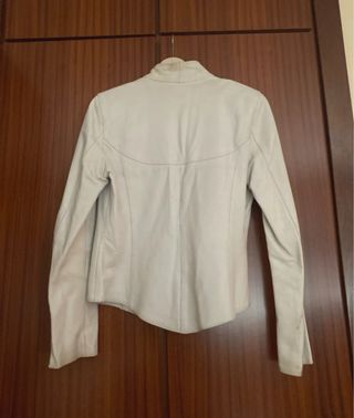 Chaqueta piel blanca Estella G