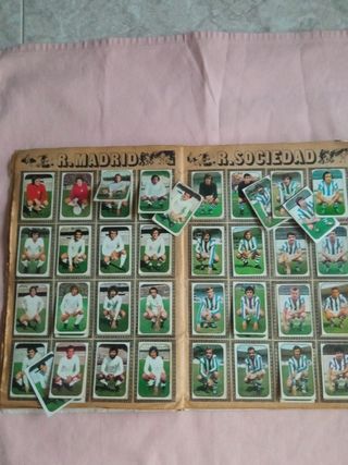 ALBUM CROMOS FÚTBOL LIGA ESTE 1976-77 COMPLETO 