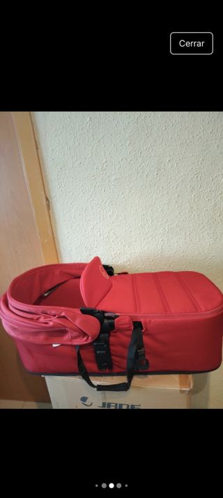 Capazo Portabebé Ergonómico Jane Micro Rojo
